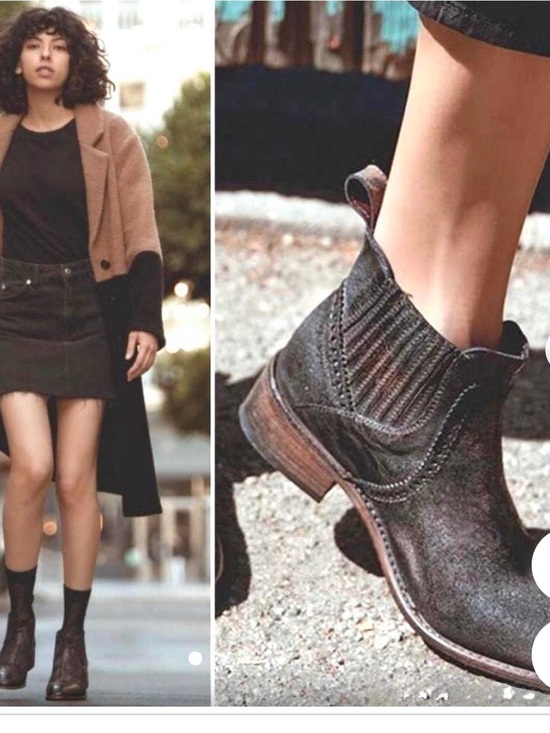 Bed Stu Shoes - Bed Stu Ellice Chelsea Brown Ankle Boots Women’s Size 7.5